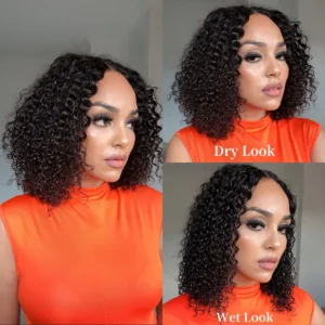 Brazilian 4×4 Lace Water Wave 180% Density Wig - Natural Black | Wigs and Hair Lounge