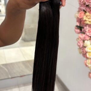 Authentic Vietnamese Bone Straight Bundle Natural Black 70g