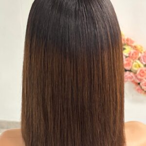 SDD Vietnamese Bone Straight 5*5 Lace Wig Ombre Brown